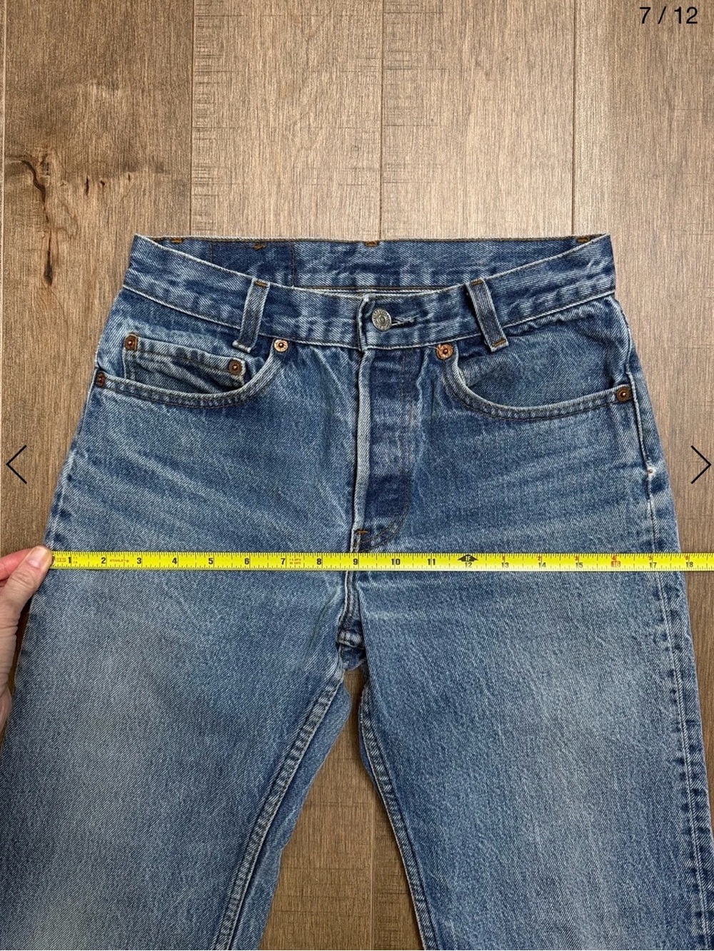 1980s Levi’s USA 701 Tag 28x32 Actual 26x28.75 - Picture 11 of 13